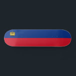 Liechtenstein Flag Mini Skateboard Bräda 18,5 Cm<br><div class="desc">Patriotic flag of Liechtenstein.</div>