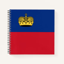 Liechtenstein Flagga