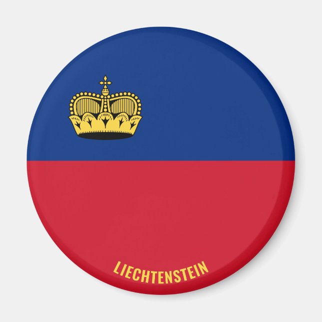 Liechtenstein Flagga Charming Patriotic Magnet (Framsidan)