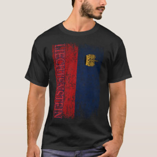 Liechtenstein Flagga Gåva Kvinnor Män Barn T Shirt