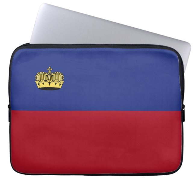 Liechtenstein flagga laptop fodral (Framsidan)