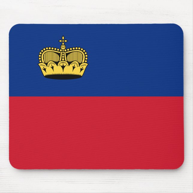 Liechtenstein Flagga Musmatta (Framsidan)