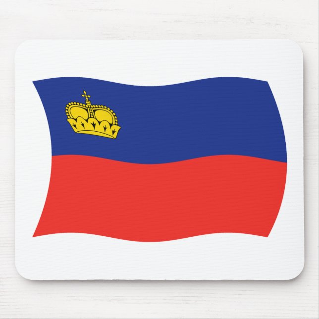 Liechtenstein Flagga Musmatta (Framsidan)