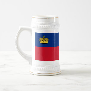 Liechtenstein-flagga Sejdel