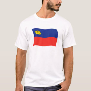 Liechtenstein Flagga Shirt T Shirt