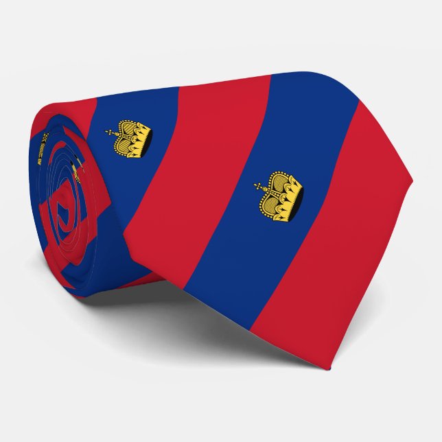 Liechtenstein Flagga Slips (Rullad)