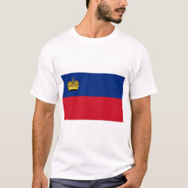 Liechtenstein Flagga T Shirt