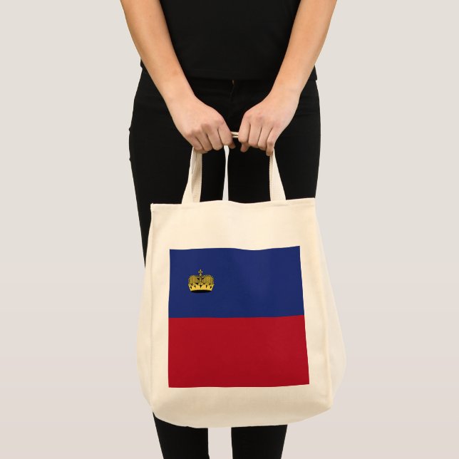 Liechtenstein flagga tygkasse (Framsida (produkt))