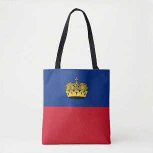 Liechtenstein-flagga Tygkasse