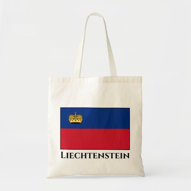 Liechtenstein Flagga Tygkasse (Framsidan)