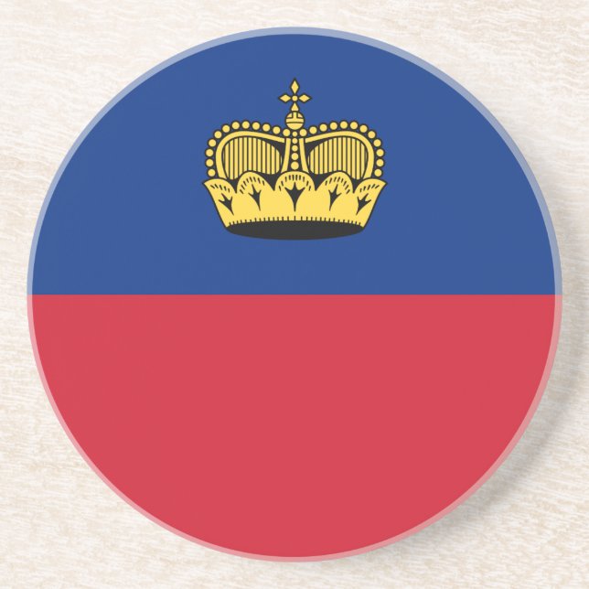 Liechtenstein Flagga Underlägg (Framsidan)