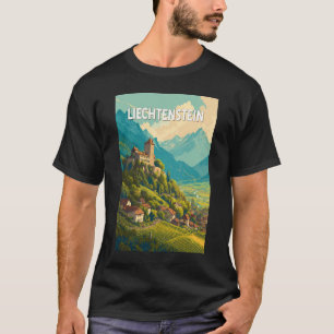 Liechtenstein Illustration Resa Konst Vintage T Shirt