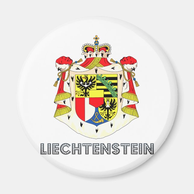 Liechtenstein Jackar om Arm Magnet (Framsidan)