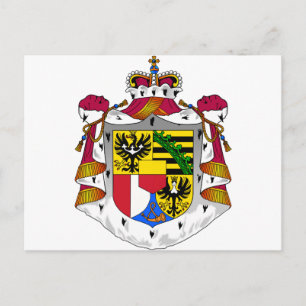Liechtenstein Jackar om Arm Vykort