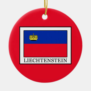 Liechtenstein Julgransprydnad Keramik