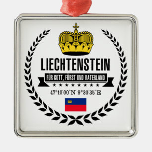 Liechtenstein Julgransprydnad Metall