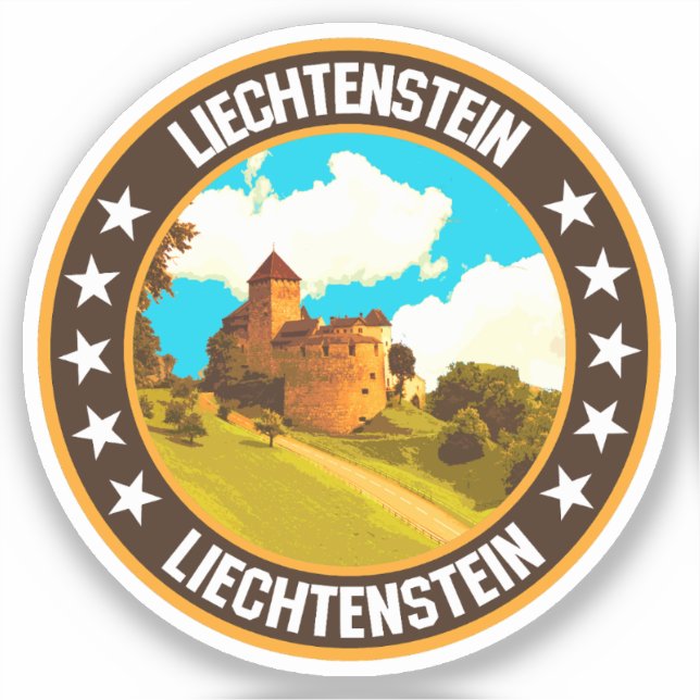 Liechtenstein Klistermärken (Framsida)