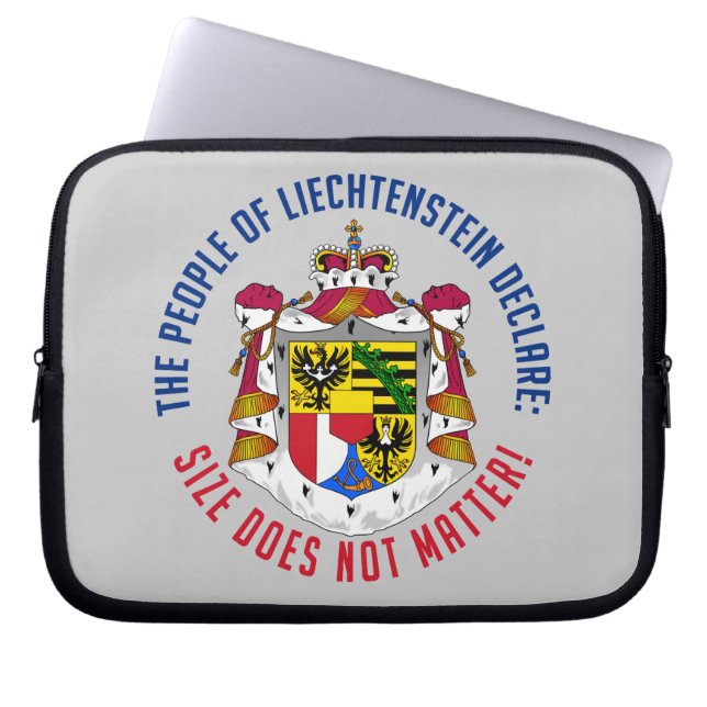 Liechtenstein laptop sleeve (Framsidan)