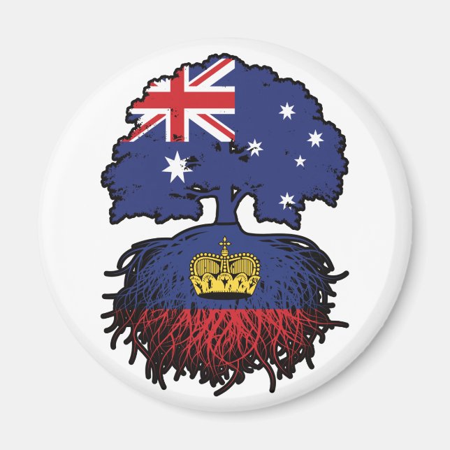 Liechtenstein Liechtensteins australiska Australie Magnet (Framsidan)