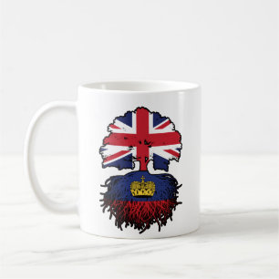 Liechtenstein Liechtensteins British UK Förenade k Kaffemugg