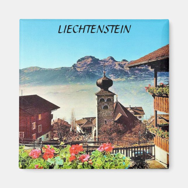 LIECHTENSTEIN MAGNET (Framsidan)