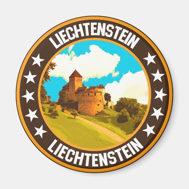 Liechtenstein Magnet (Framsidan)