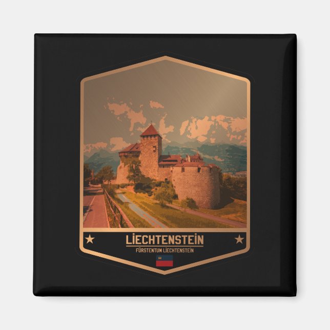 Liechtenstein Magnet (Framsidan)