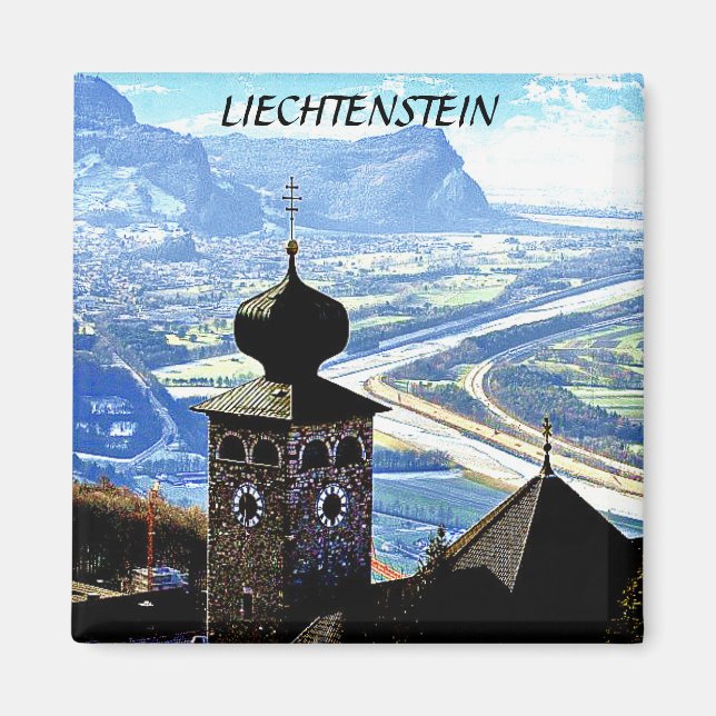 LIECHTENSTEIN MAGNET (Framsidan)