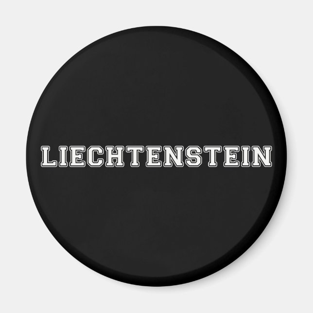 Liechtenstein Magnet (Framsidan)