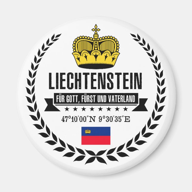 Liechtenstein Magnet (Framsidan)