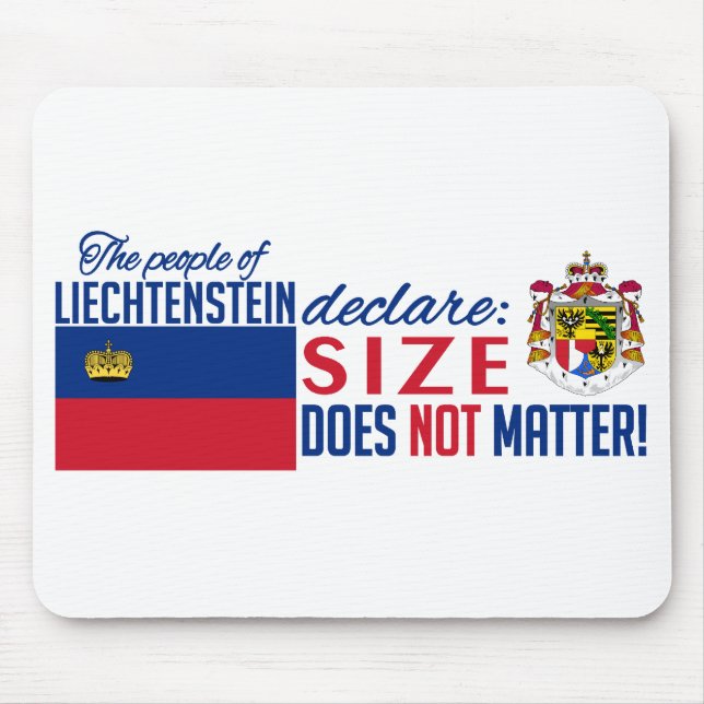 Liechtenstein mousepad musmatta (Framsidan)