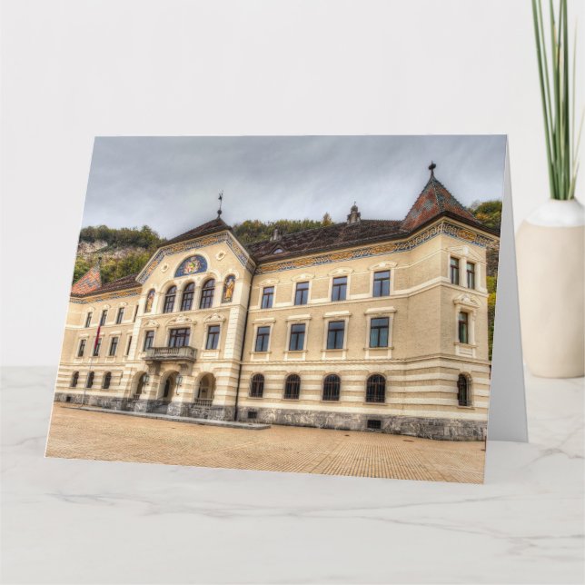 Liechtenstein-parlamentet Kort (Framsida)