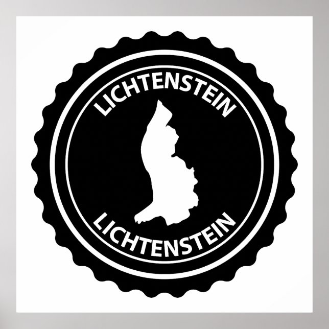 Liechtenstein Poster (Framsidan)