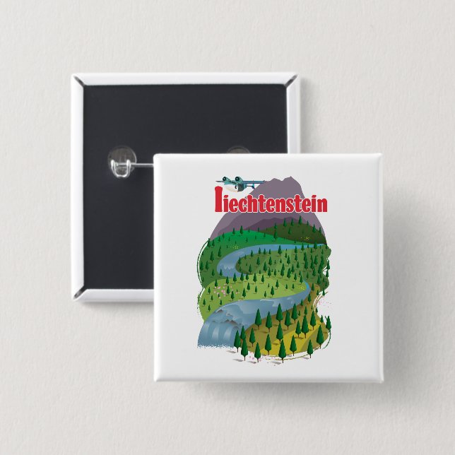 liechtenstein Resoraffisch Knapp (Framsida & baksida)