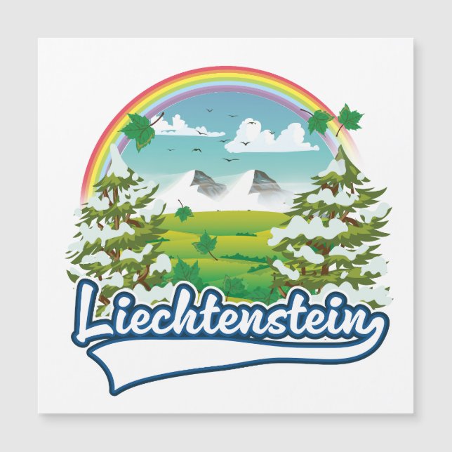 Liechtenstein Travel logotyp (Framsida)