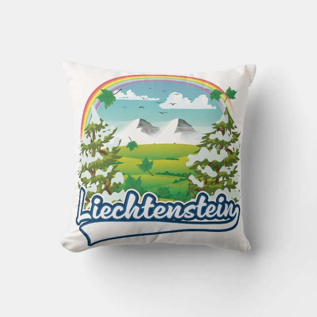 Liechtenstein Travel logotyp Kudde (Framsida)