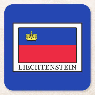 Liechtenstein Underlägg Papper Kvadrat