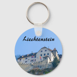 Liechtenstein Vaduz Castle Souvenir Nyckelring