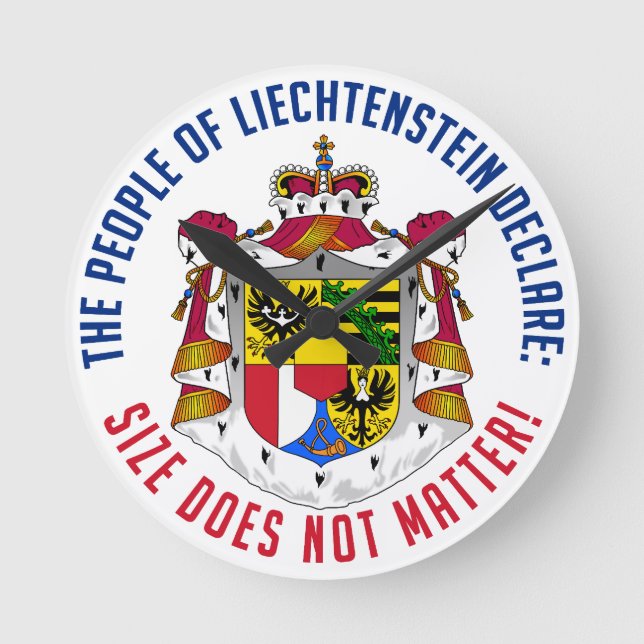 Liechtenstein väggklocka (Framsida)