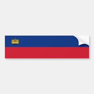 Liechtensteins flagga bildekal