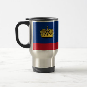 Liechtensteins flagga för resor/pendlare Mugg