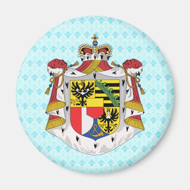 Liechtensteins Jackande av närmare Arm Magnet (Framsidan)