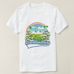Liechtensteins logotyp för resor t shirt