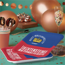 Liechtensteins nationaldag, Flagga