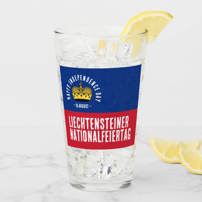 Liechtensteins nationaldag, Flagga Glaskopp (Bakside Is)