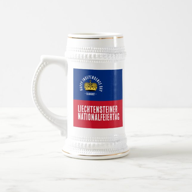 Liechtensteins nationaldag, Flagga Sejdel (Vänster)