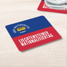 Liechtensteins nationaldag, Flagga