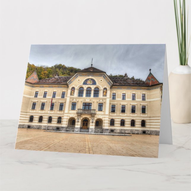 Liechtensteins parlament kort (Framsida)
