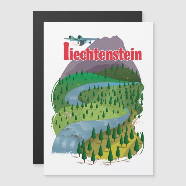 Liechtensteins reseaffisch (Fram/baksida)