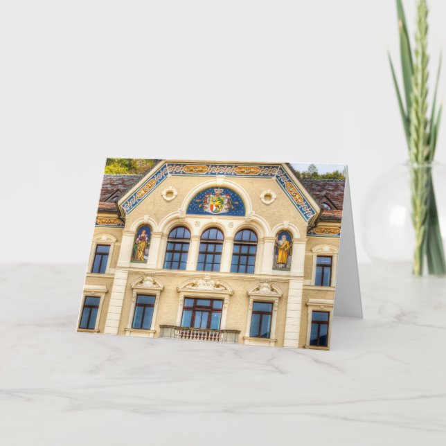 Liechtensteins struktur kort (Framsida)